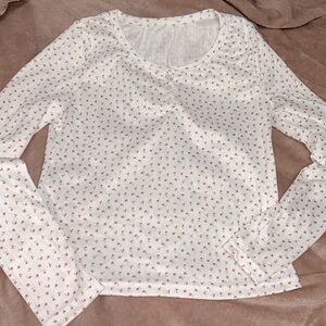Floral long sleeve top
